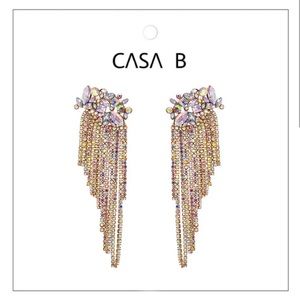 5⭐️CASA B | Marchesa Crystal Duster Earrings